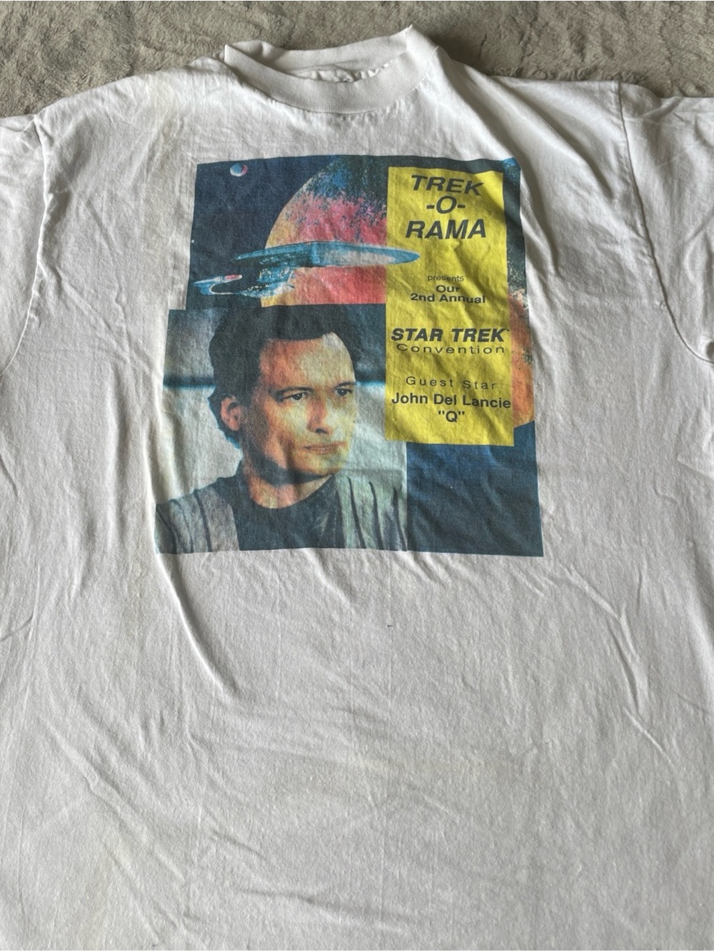 White Star Trek Convention Graphic Tee - Trek-O-Rama vintage STGN